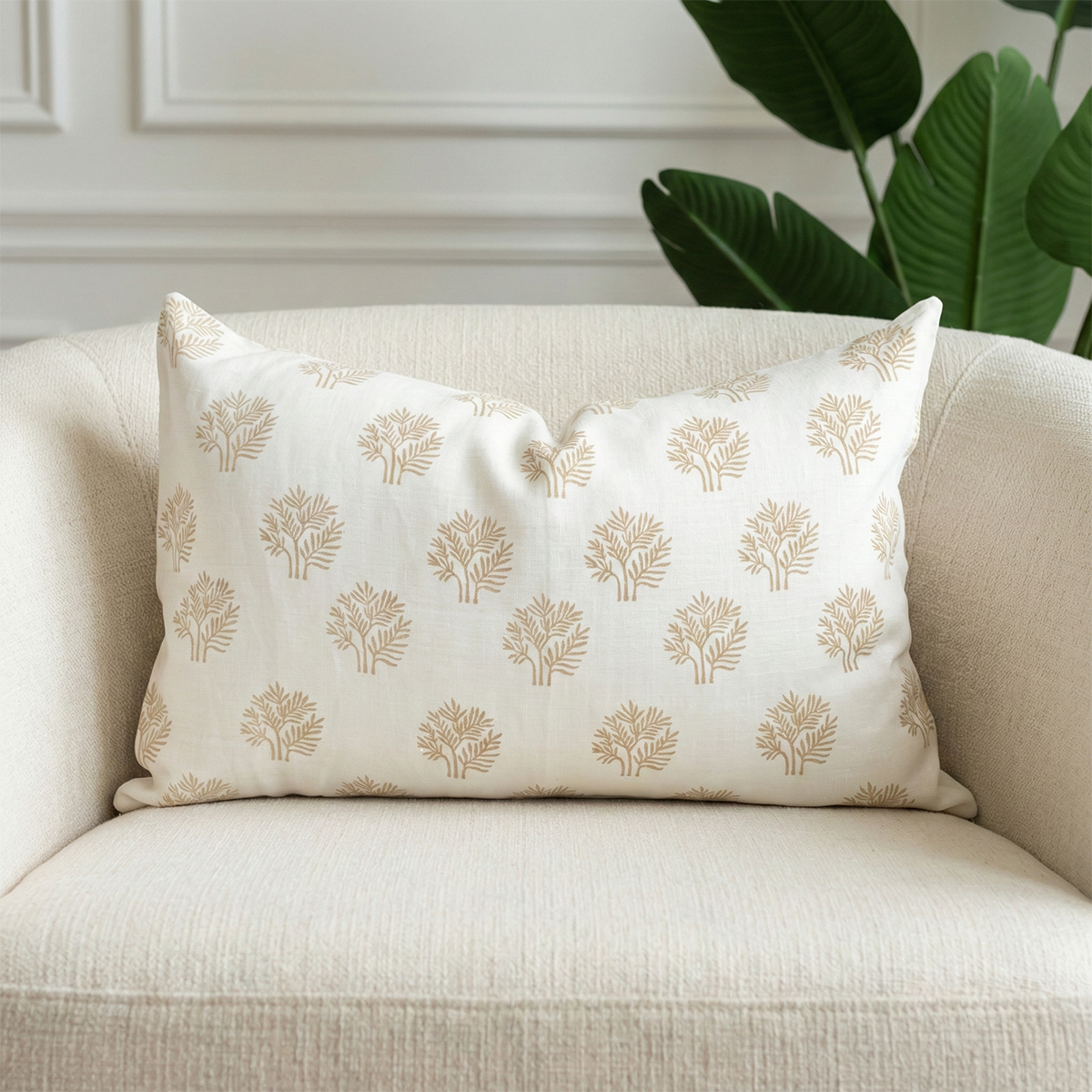 Tropical Bloom Lumbar Cushion Cover