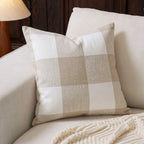 Hazel Light Beige Pillow Cover