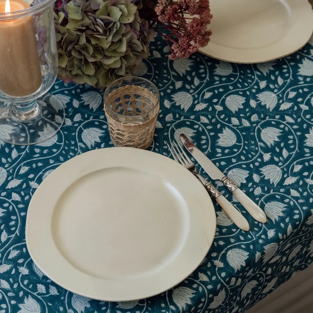 Vinea Cobalt Blue Tablecloth