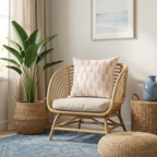 Fern Coral Pillow Cover Pillow Covers