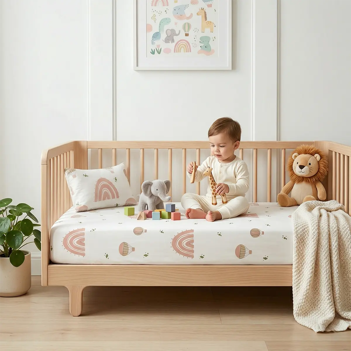 Sky Scatter Bedsheet Set Bedsheet