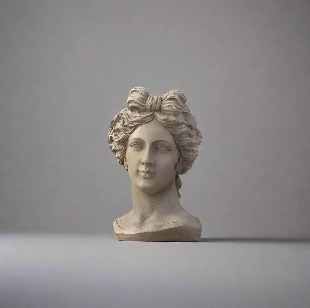 Grecian Bust Pot Planter Vase & Pots
