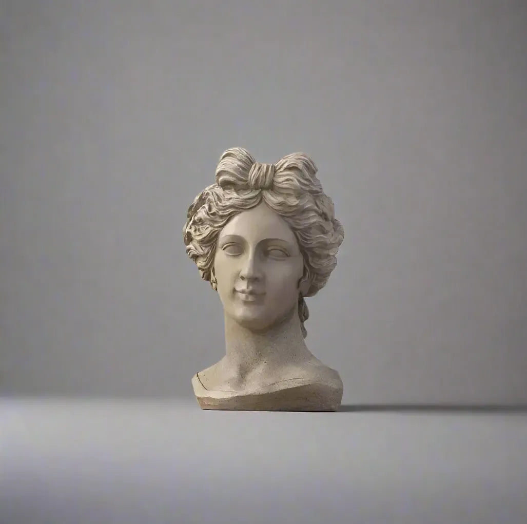 Grecian Bust Pot Planter Vase & Pots