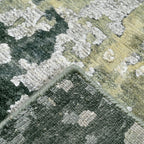 Textured Ground Indo Nepali Rug Hand-Knotted