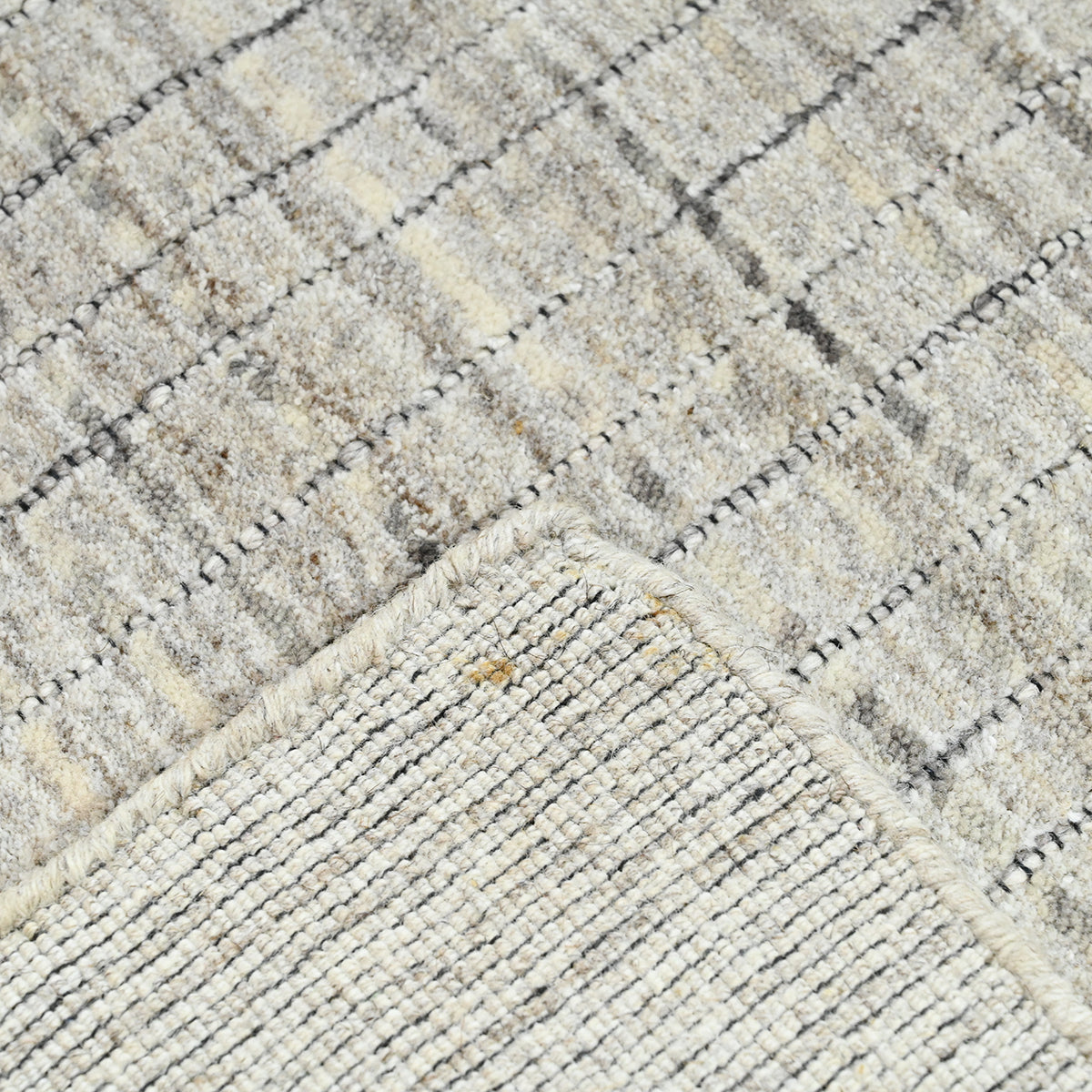 Organic Lines Handloom Rug Hand Loomed