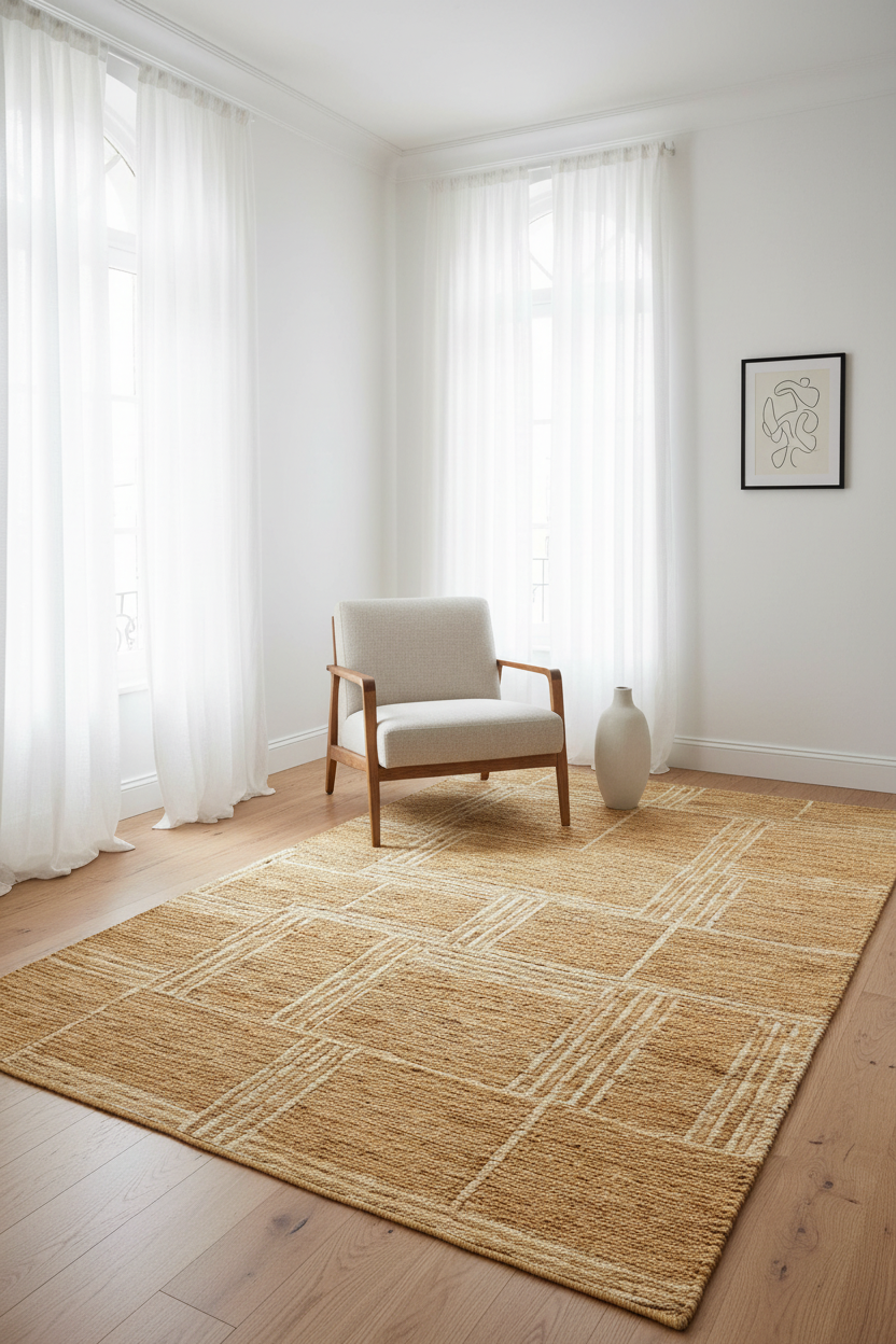Earth Blocks Handwoven Rug Flatweave