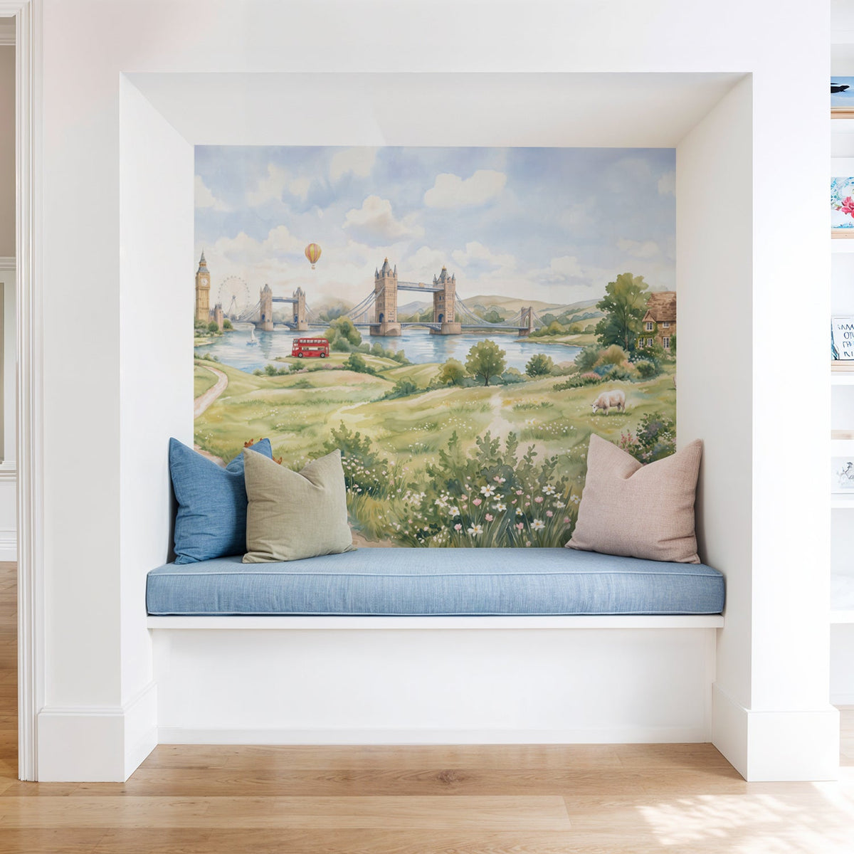 Tower Bridge Meadow Wallpaper