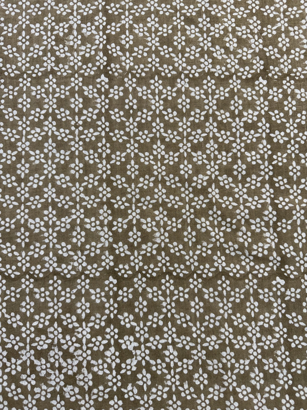 Tessa Hand Block Printed Linen Fabric Linen Fabric