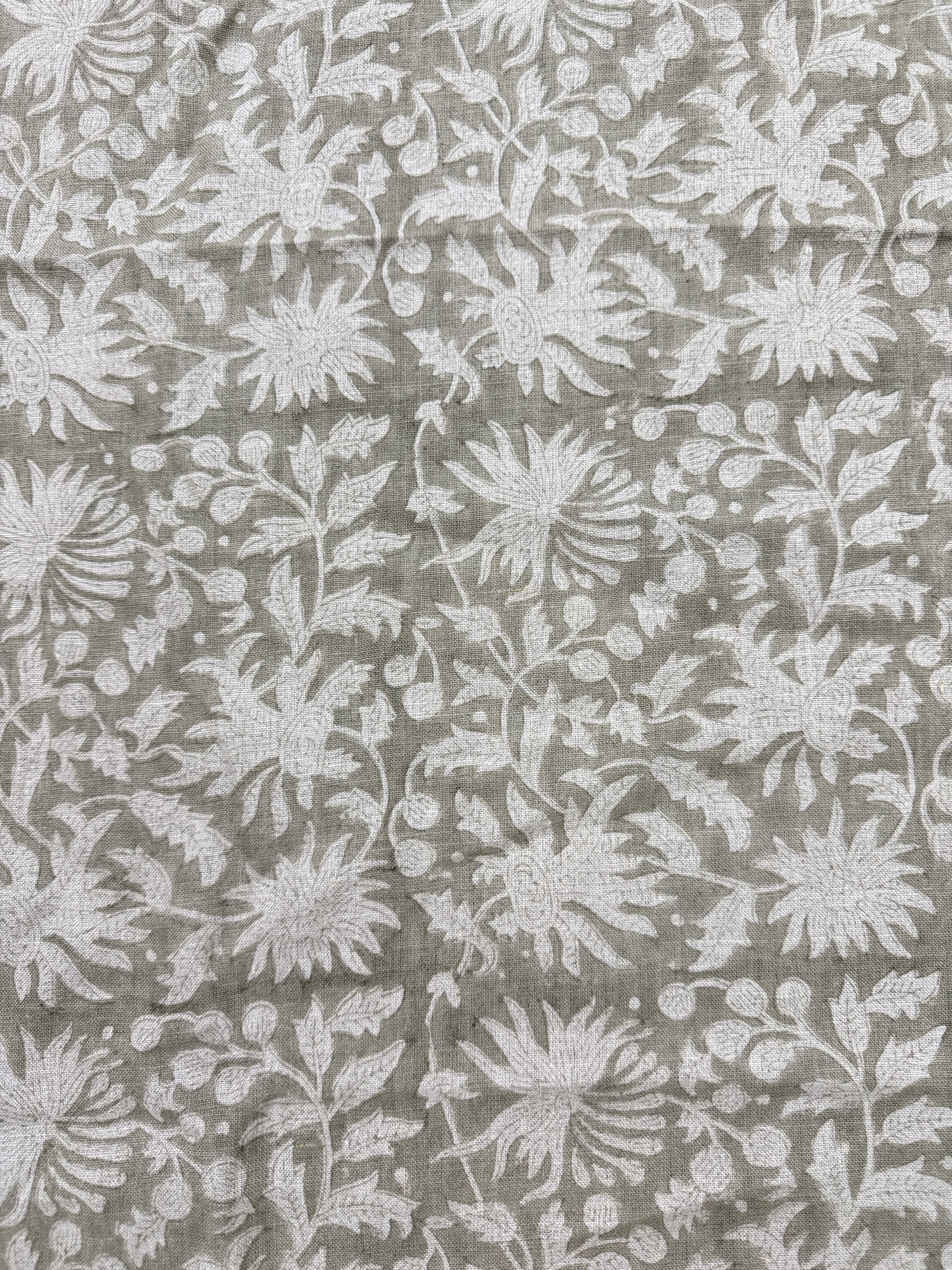 Malyn Handloom Block Print Linen Linen Fabric