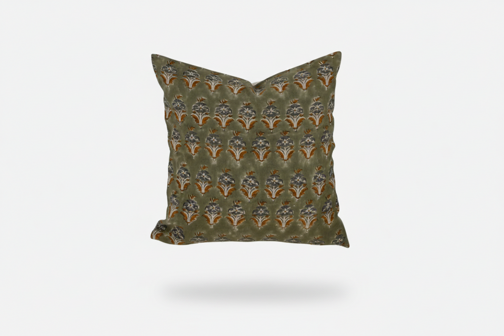 Hannah Ditsy Prints Fern Pillow Cover 26" x 26" Double Sided Pillow Covers