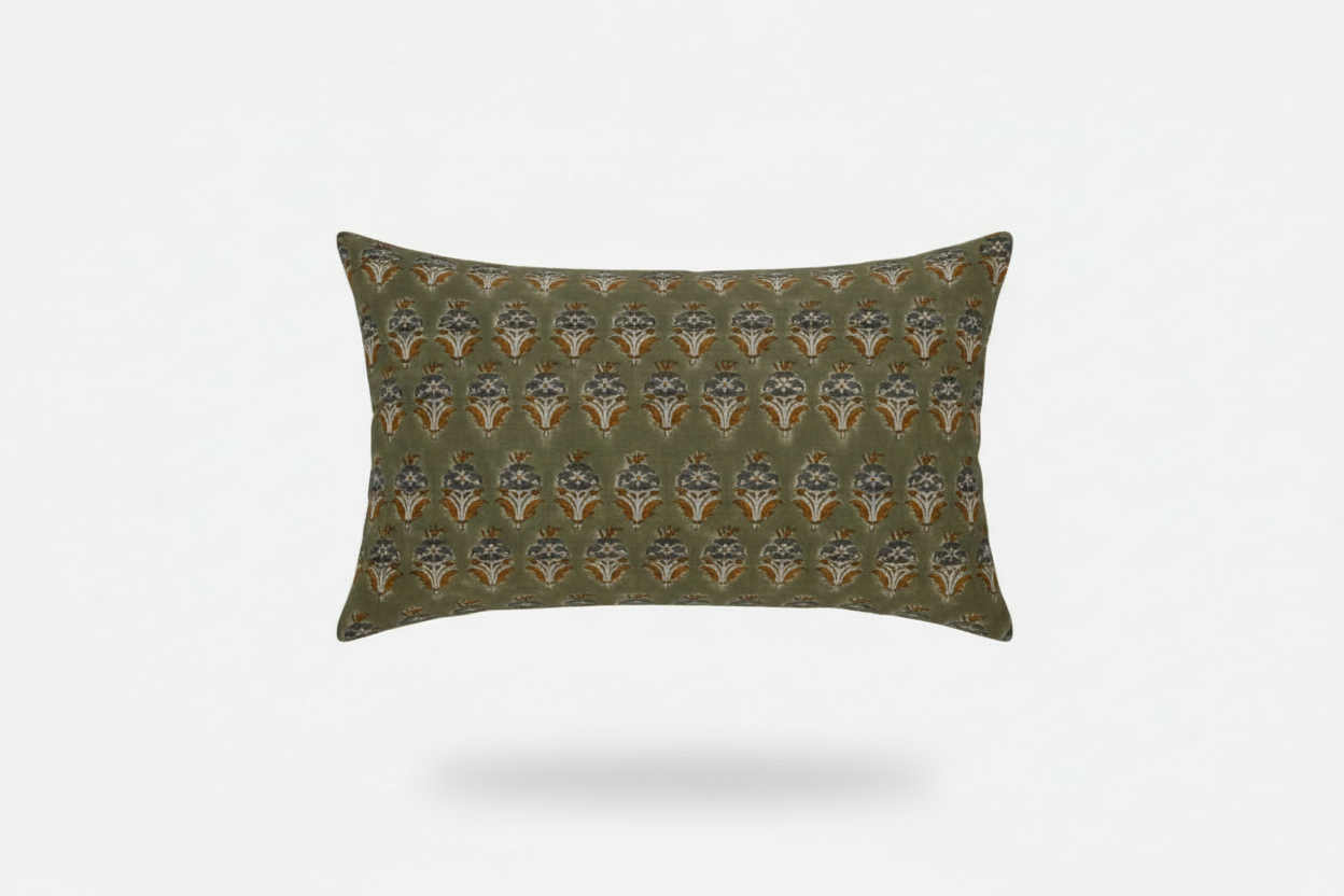 Hannah Ditsy Prints Fern Pillow Cover