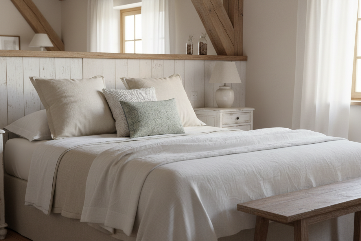 Hattie Botanical Print Dusty Blue Pillow Cover Pillow Covers