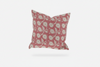 Hayley Botanical Print Coral Pink Pillow Cover 26" x 26" Double Sided Pillow Covers