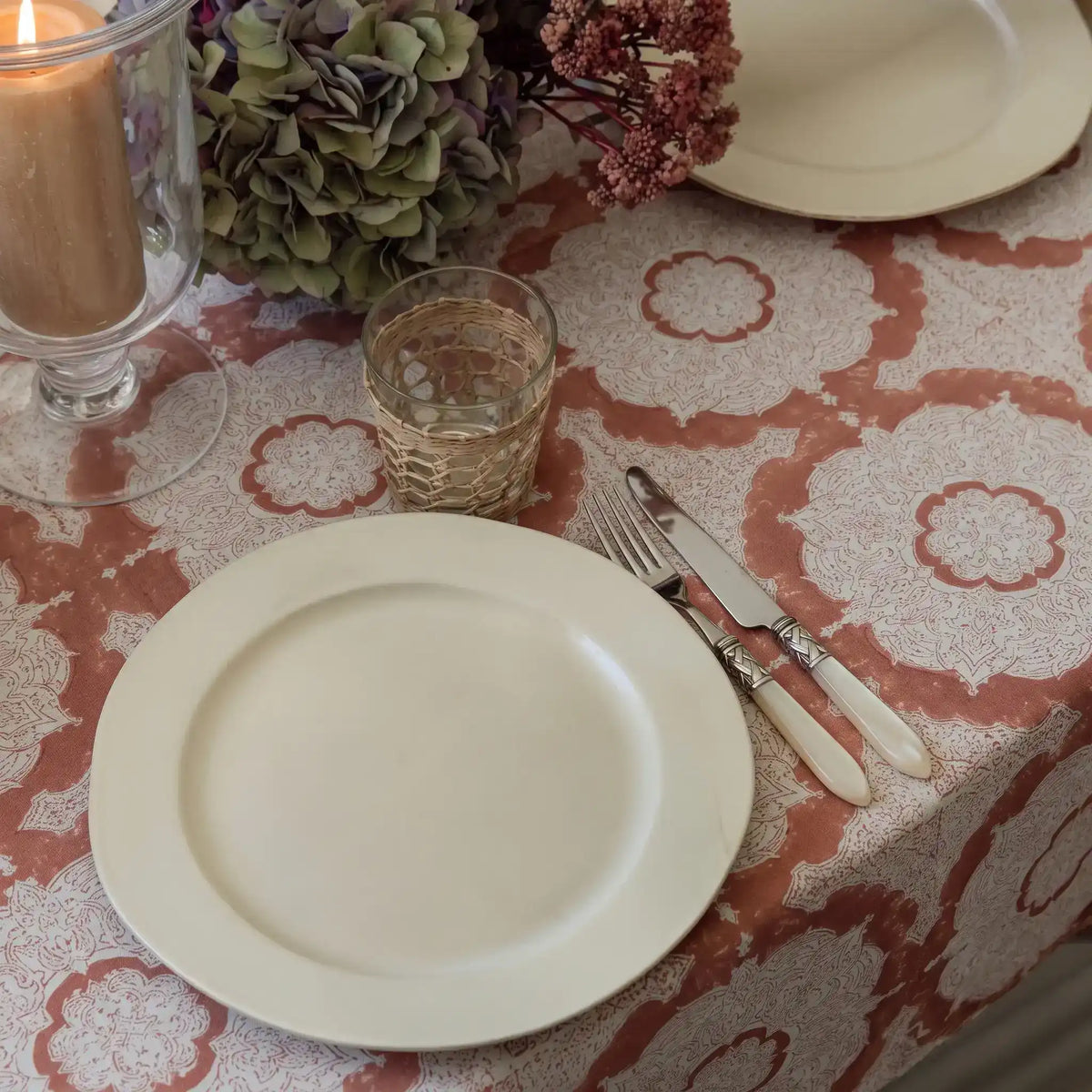 Hearthstone Blush Pink Tablecloth