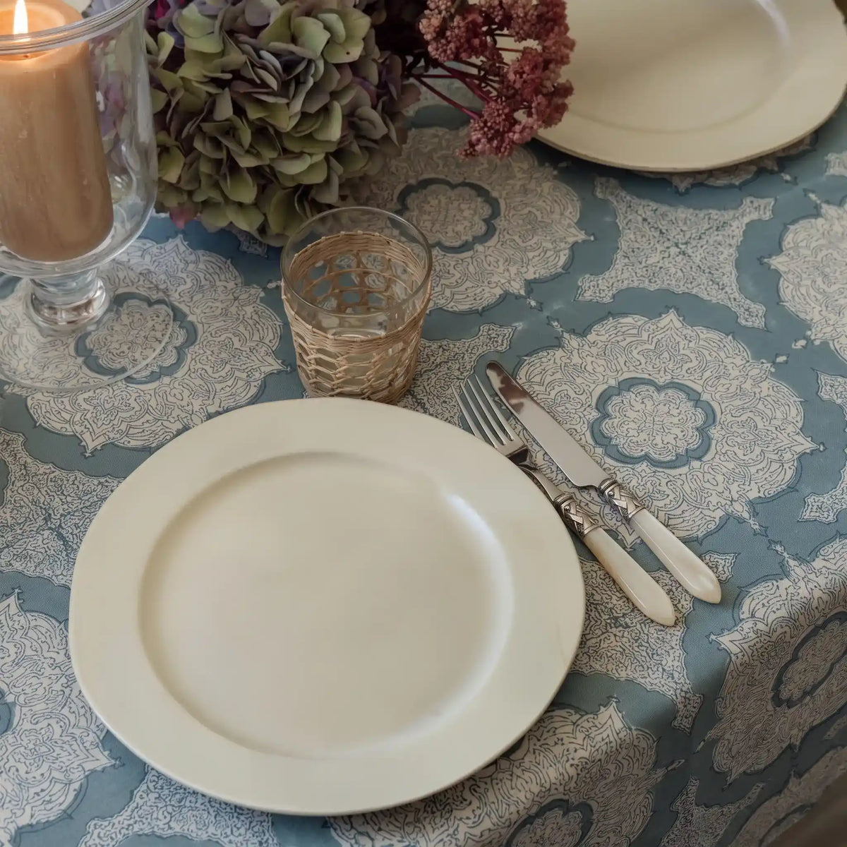Hearthstone Ice Blue Tablecloth