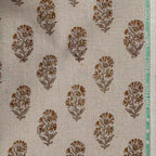 Heirloom Garden Natural Linen Fabric by the Yard