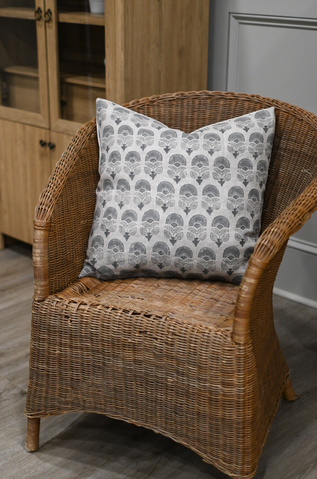 Hepburn Ditsy Prints Oat Pillow Cover Pillow Covers