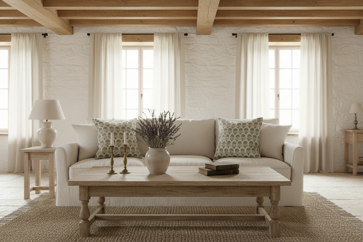 Hepburn Ditsy Prints Oat Pillow Cover Pillow Covers