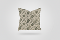 Holly Botanical Print Warm White Pillow Cover 26" x 26" Double Sided Pillow Covers