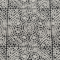 4 Yards Cut Out-Vada Geometric Black Upholstery Fabric
