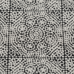4 Yards Cut Out-Vada Geometric Black Upholstery Fabric