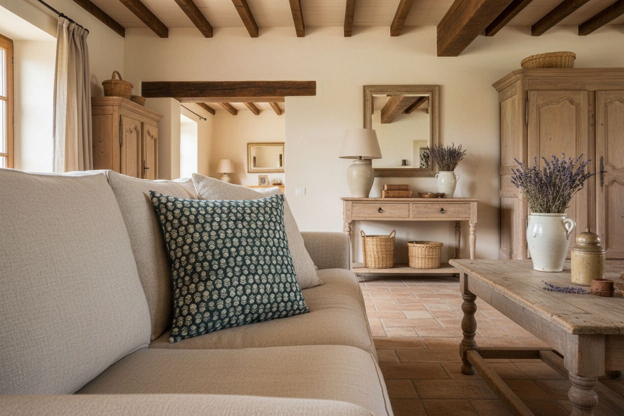 Jade Ditsy Prints Deep Teal Pillow Cover