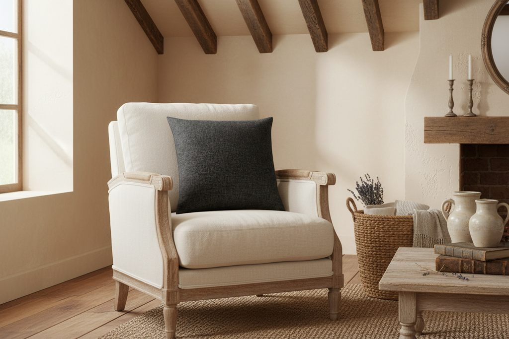 Harrison Plaid Black Pillow Cover Pillow Covers