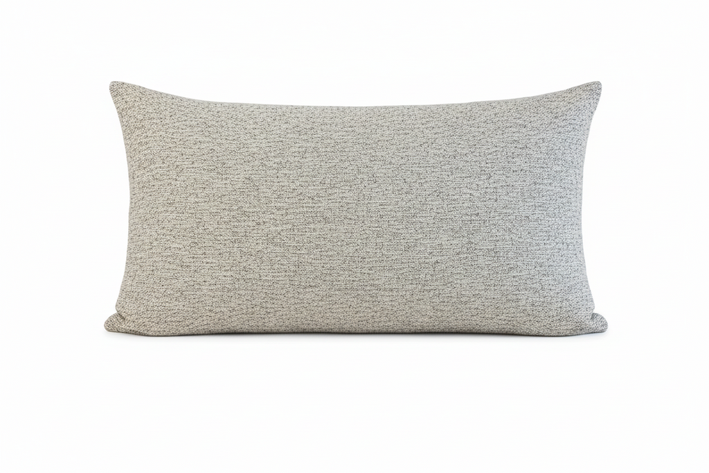 August Plaid Black Pillow Cover 12" x 20" Single Sided Pillow Covers