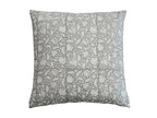 Rose Botanical Print Ash Grey Pillow Cover Single Sided Pillow Covers