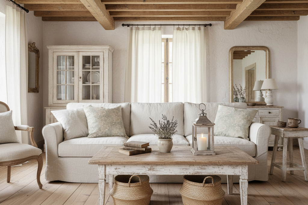 Montana Botanical Print Dusty Blue Pillow Cover