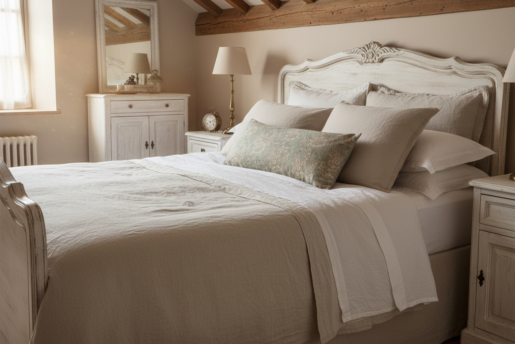 Floral patterned pillow on a white background