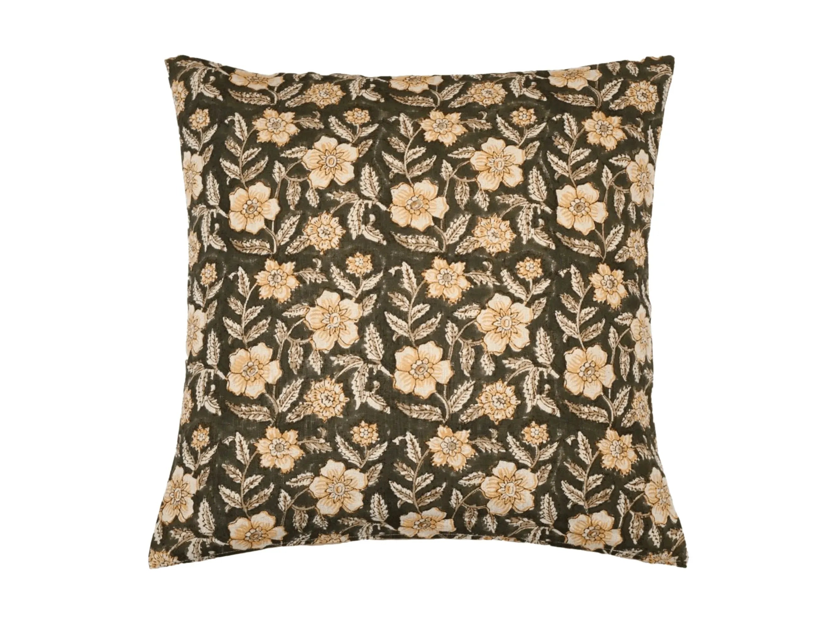 Morris Botanical Print Dark Forest Pillow Cover Single Sided Pillow Covers
