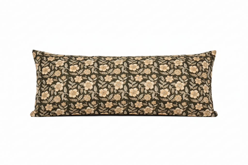 Morris Botanical Print Dark Forest Pillow Cover Pillow Covers