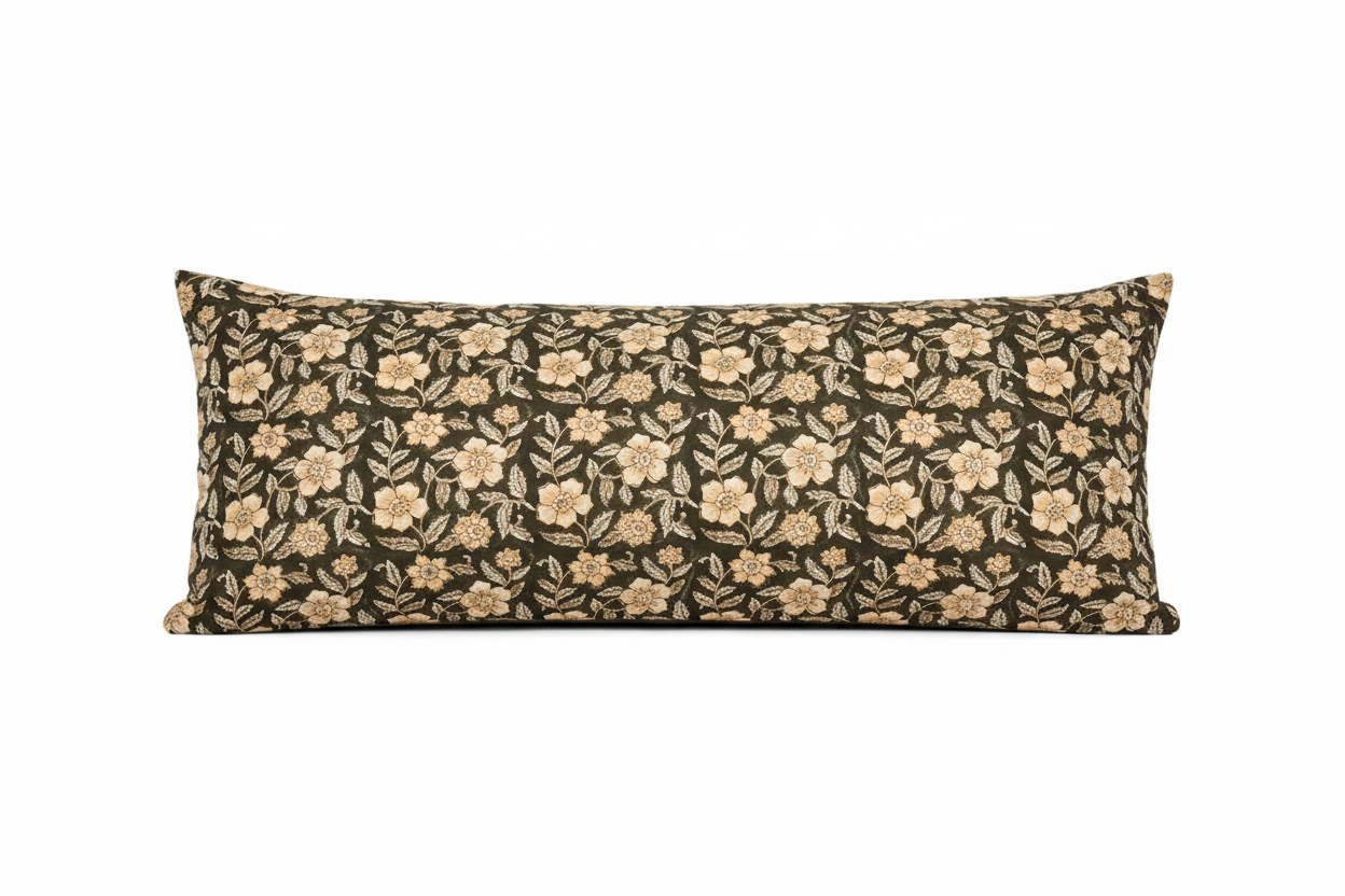 Morris Botanical Print Dark Forest Pillow Cover Pillow Covers