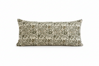 Mira Botanical Print Mocha Pillow Cover