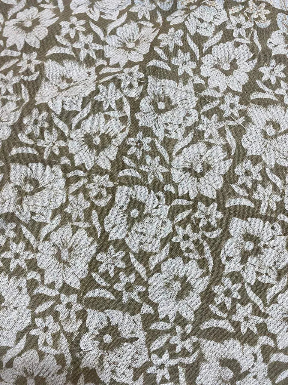 ZAFFRA Hand Block Print Designer Linen Fabric For Upholstery, Curtains Kashish Linen Fabric