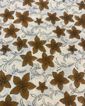 Bob Cotton Block Print Fabric by the Yard Cotton Fabric