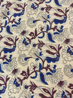 Sorrel Indian Cotton Block Print Cotton Fabric