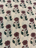 Indira Hand Block Print Cotton Cotton Fabric