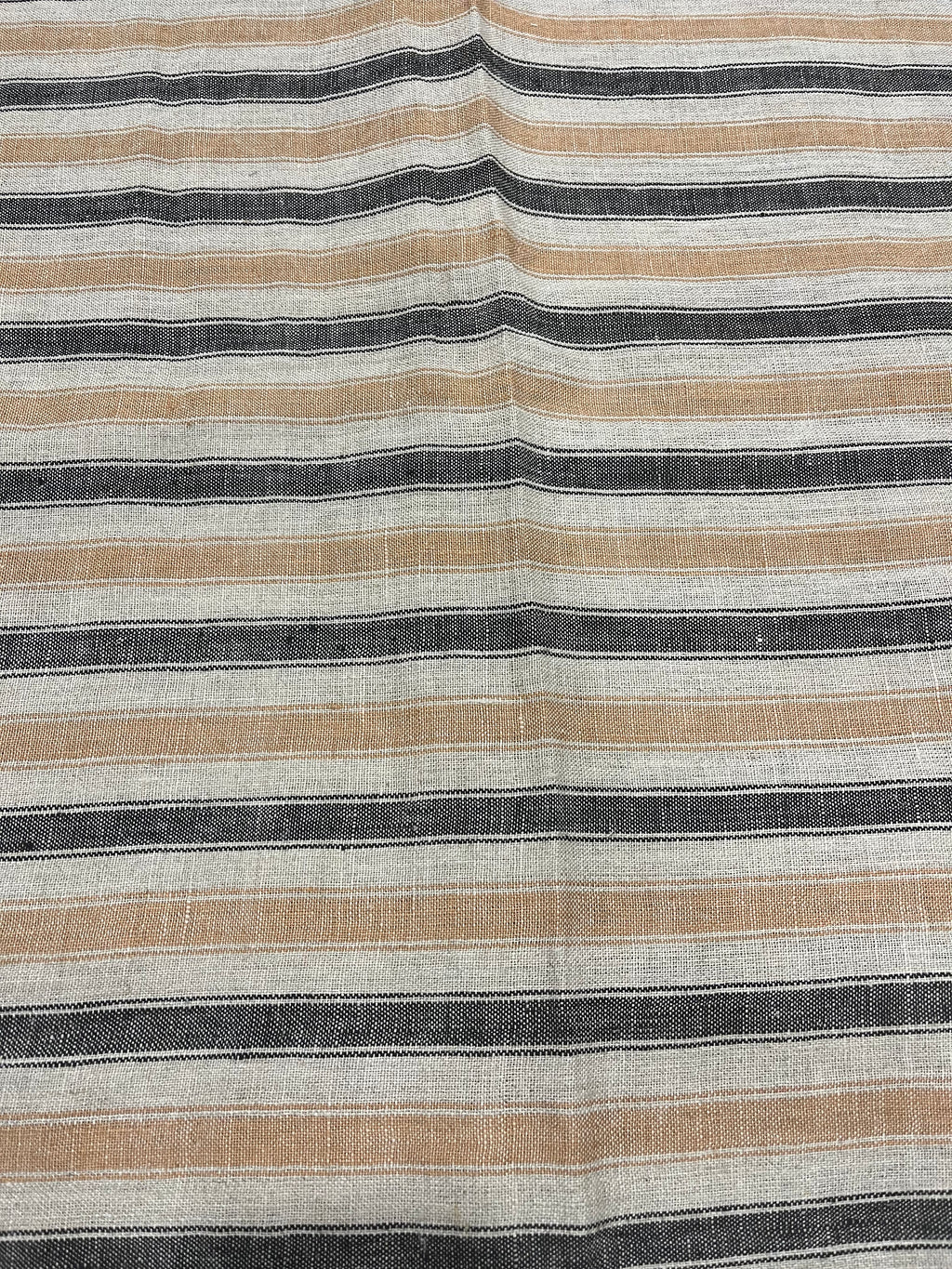 Brownie Ticking Stripe Upholstery Linen Cut Out Fabric Linen Fabric