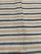 Brownie Ticking Stripe Upholstery Linen Cut Out Fabric Linen Fabric