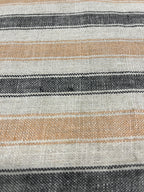 Brownie Ticking Stripe Upholstery Linen Cut Out Fabric Linen Fabric