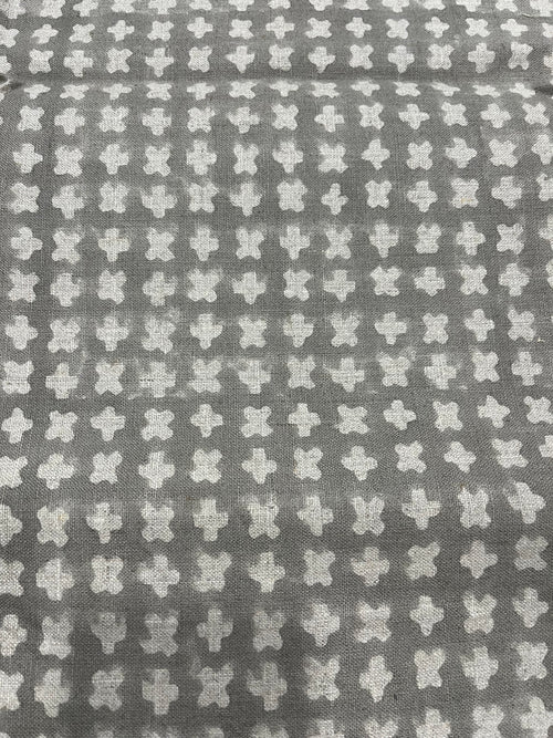 2 Yards Cut Out-Enoki Designer Linen Fabric Linen Fabric