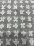 2 Yards Cut Out-Enoki Designer Linen Fabric 2 Yards Linen Fabric