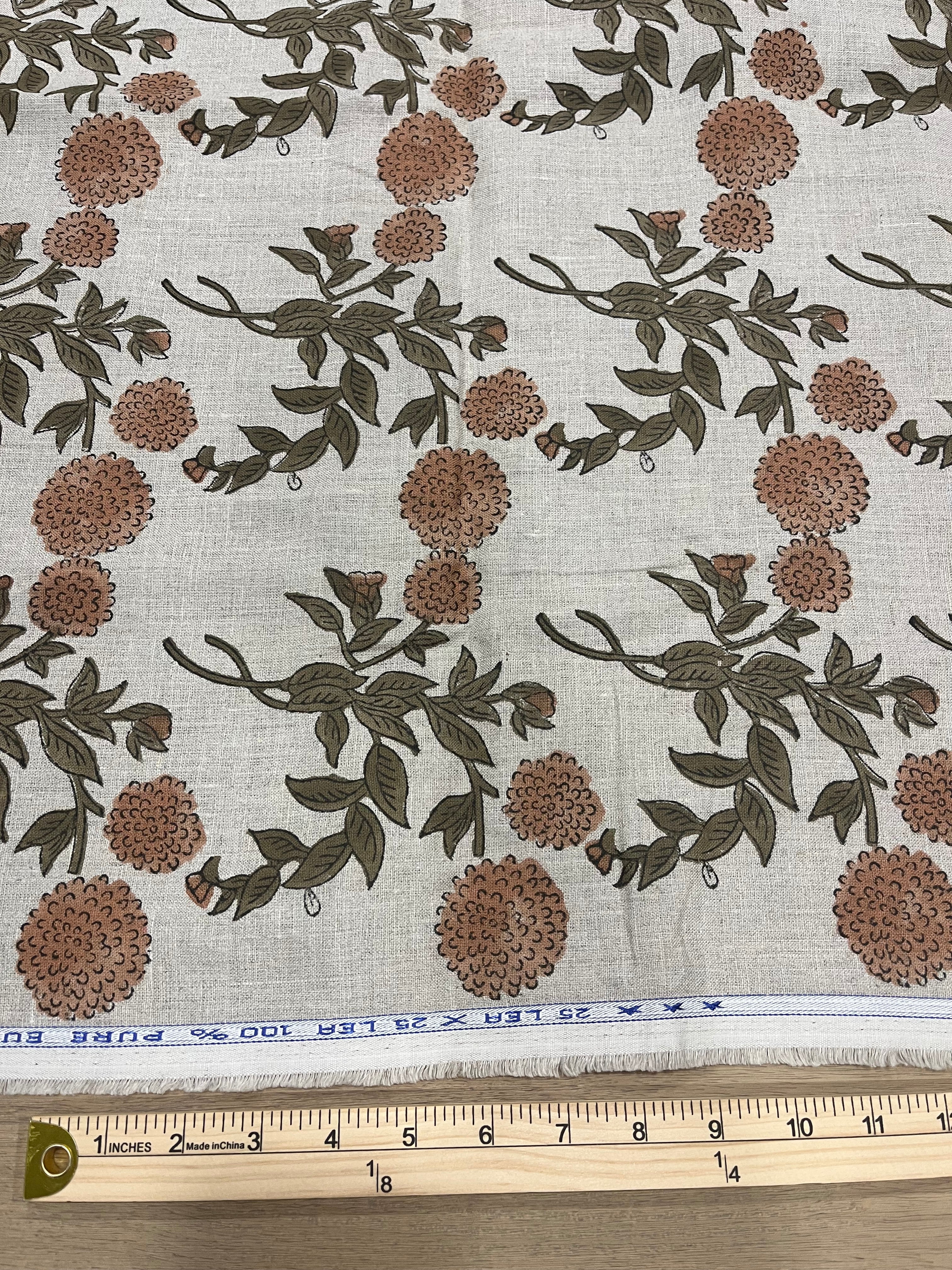 3 Yards Cut Out Linen Fabric (Copy) Linen Fabric