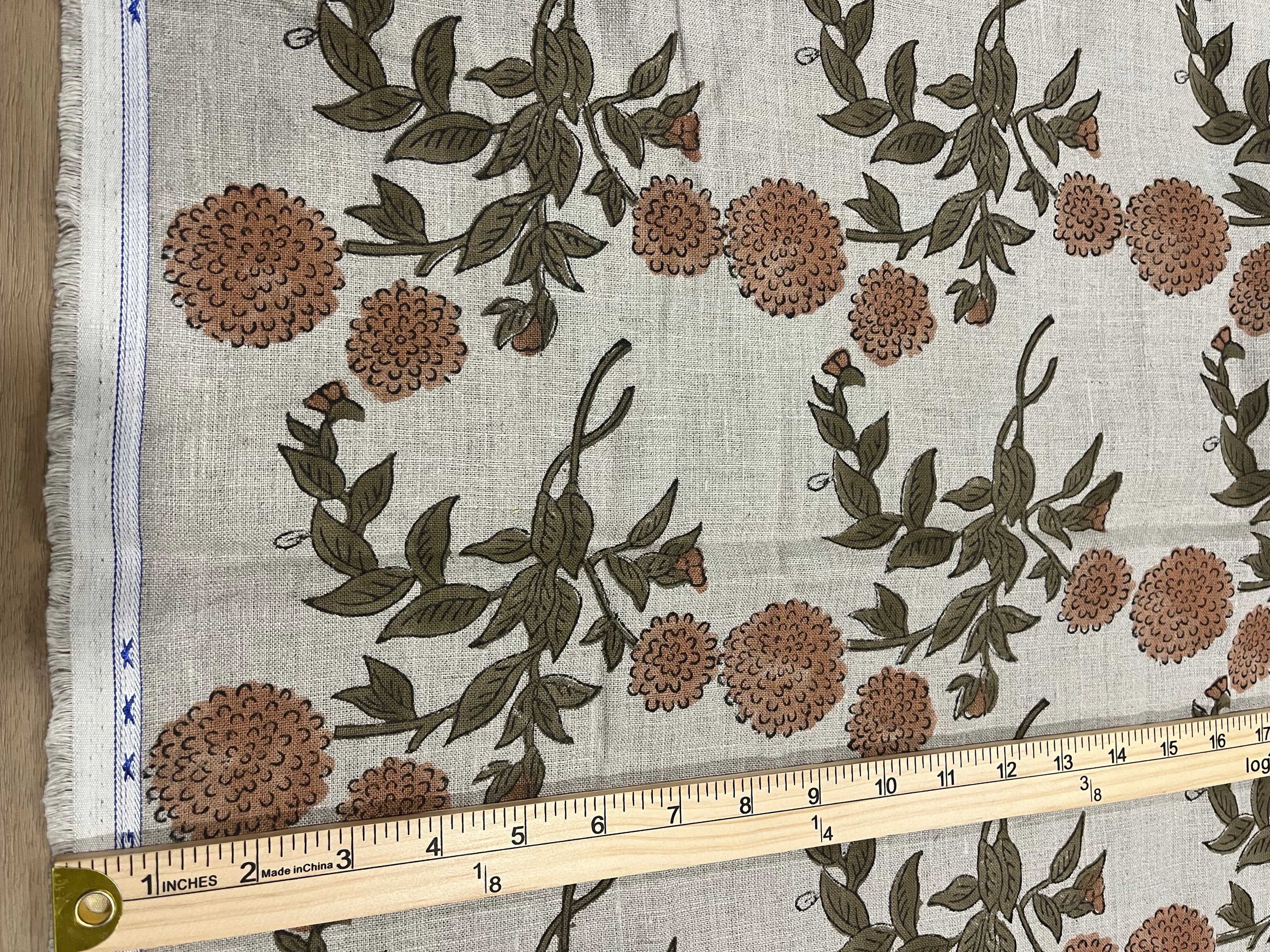 3 Yards Cut Out Linen Fabric (Copy) Linen Fabric