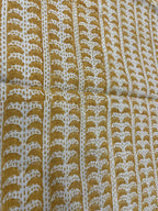 Dixie Hand Printed Linen Cut Out Fabric Linen Fabric