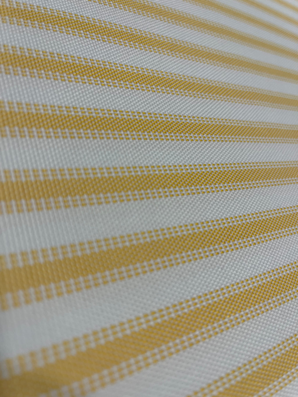 3.5 Yards Cut Out-Stripe Lemon UV Resistant Polyester Fabric Linen Fabric