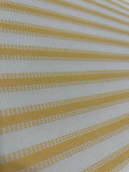 3.5 Yards Cut Out-Stripe Lemon UV Resistant Polyester Fabric Linen Fabric