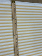 3.5 Yards Cut Out-Stripe Lemon UV Resistant Polyester Fabric Linen Fabric